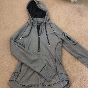 Athleta Stripe Hoodie